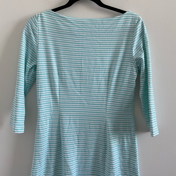 J. McLaughlin Blue & White Stripe Catalina Cloth Dress Size Small - Picture 7 of 8